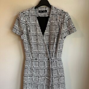 Proenza Schouler wrap front snap dress